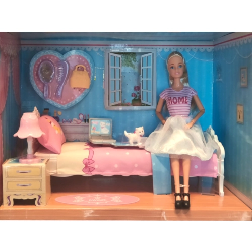 anlili lalka z łóżkiem barbie